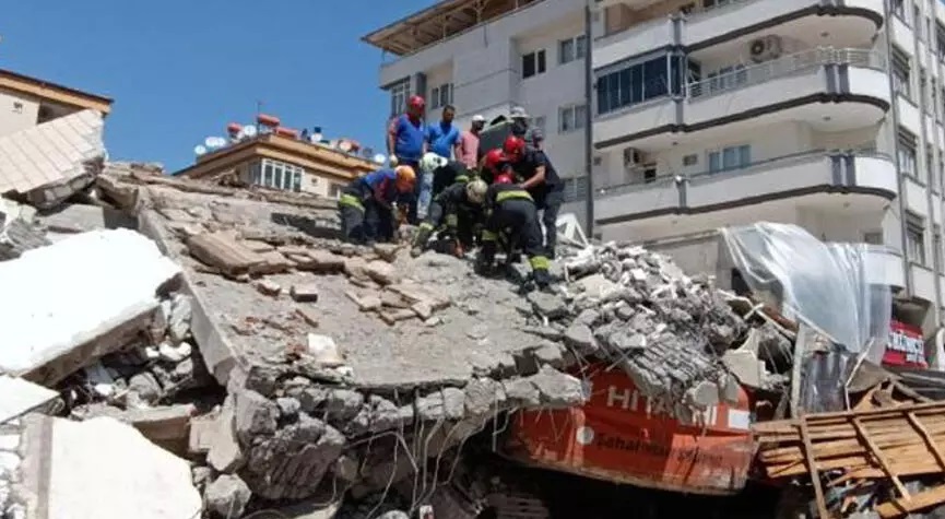 Gaziantep operatör enkaz altında